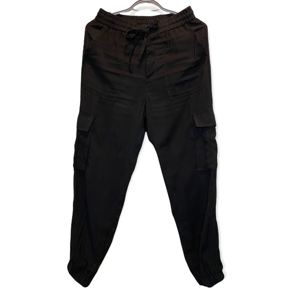 ZARA Blk Cargo Pants XS - Picture 3 of 7